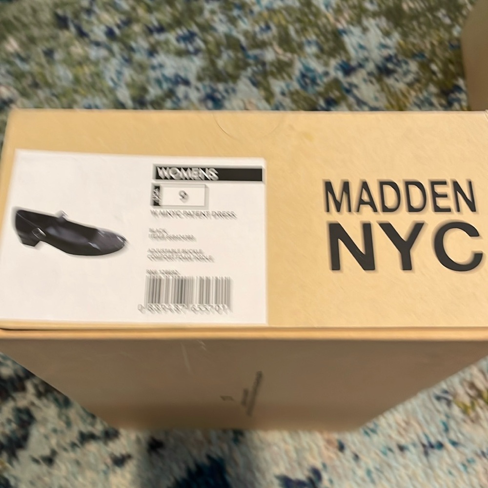 NWT-Madden NYC Patent Dress Mary Jane’s 

Size 9